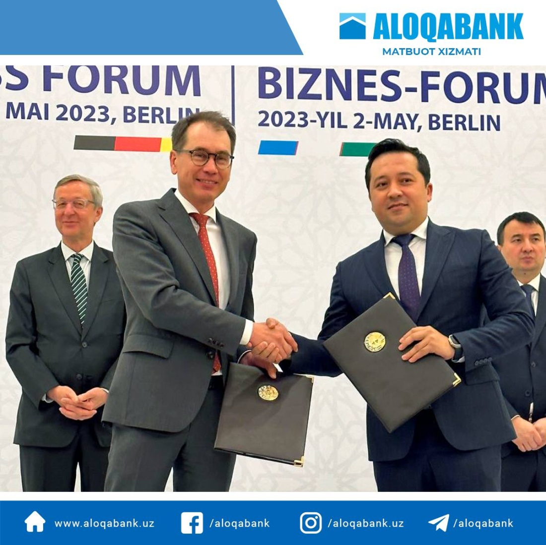 В Берлине состоялся бизнес-форум с участием крупных узбекских  финансовых компаний и немецких предпринимателей.